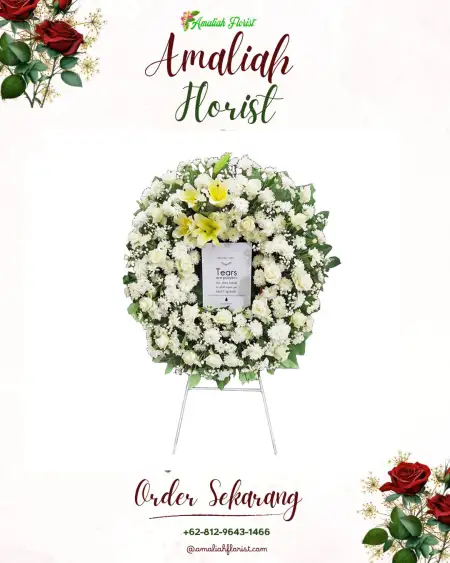 Krans Bunga Duka Pondok Agung